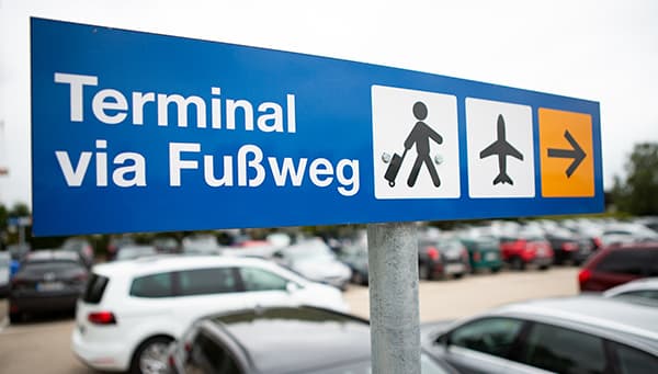 Geringe Entfernung zum Flughafen Terminal